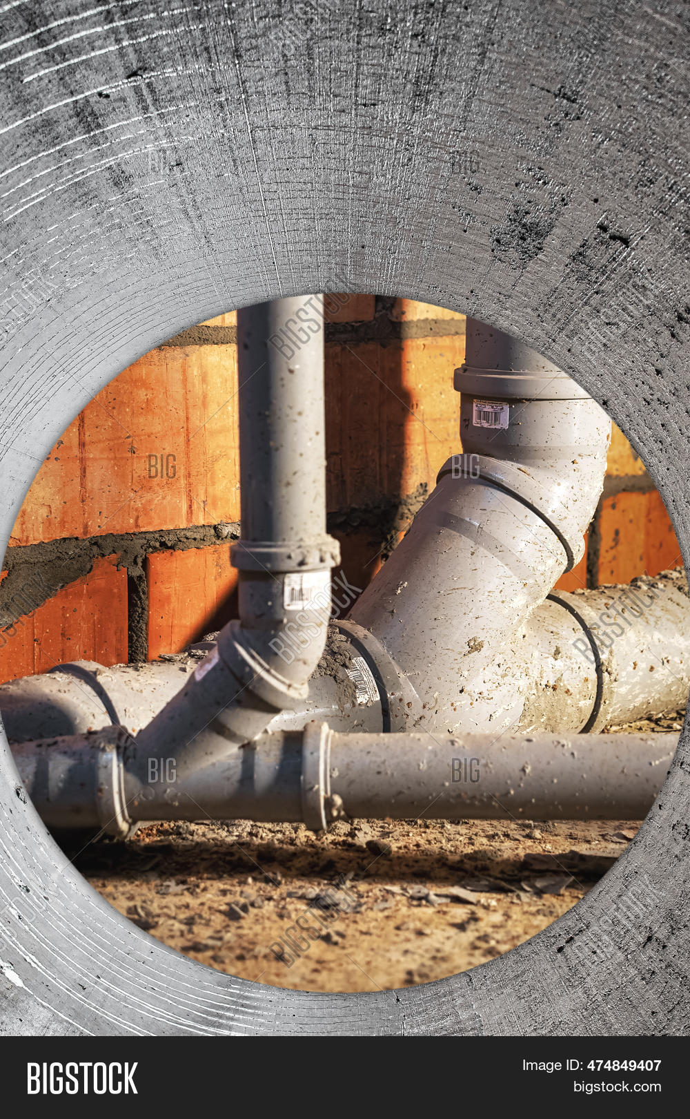 Sewer Pipes Home Image & Photo (Free Trial) Bigstock