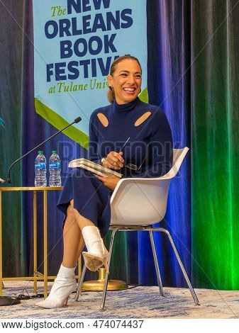 New Orleans, La - March 10: Michelle Miller Of Cbs News At The New Orleans Book Festival (a Free And