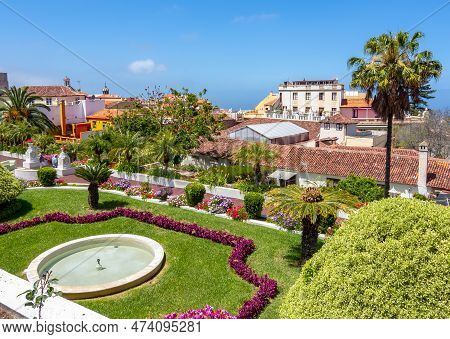Jardines Del Marquesado De La Quinta Roja Garden In La Orotava, Tenerife, Canary Islands, Spain
