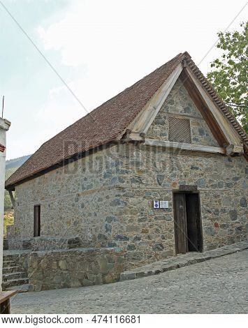 Pedoulas, Cyprus - 5 September 2022: Archangelos Michael (archangel Michael) Church, Which Is A Unes