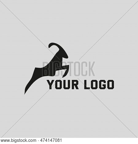 Black Animal Art Logo Design Abstract Logo