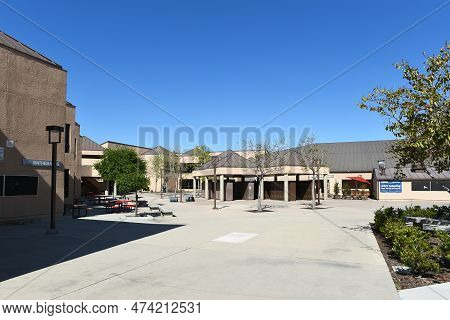 Irvine, California - 4 Apr 2023: On The Campus Of Woodbridge High School