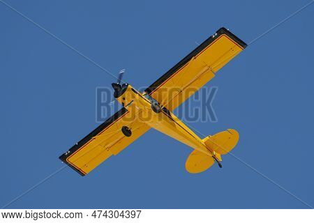 Eskisehir, Turkiye - September 18, 2022: M.s.o Air And Space Museum Aviat A-1b Husky (2431) Display 