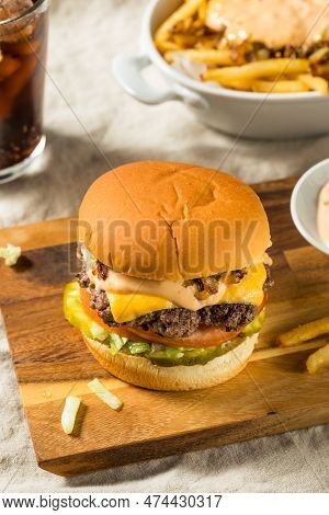 Fast Food Animal Cheeseburger
