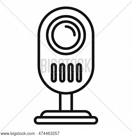 Nanny Baby Monitor Icon Outline . Radio Care. Newborn Babyphone