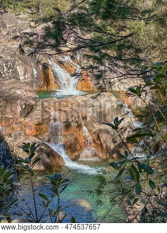 Cascata Do Tahiti Is Also Known As Fecha Das Barjas And Is A Waterfall With Several Natural Pools Wh