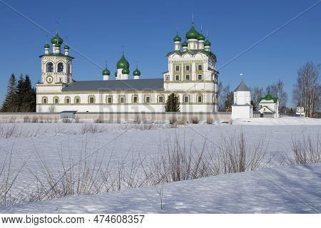 View Of The Ancient Nikolo-vyazhishchi  Women's Monastery. Novgorod Region. Russia