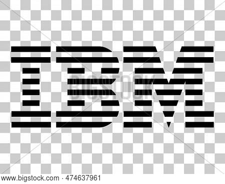 Humpolec, Czech Republic - January 13, 2023: Ibm - International Business Machines Corporation, Icon