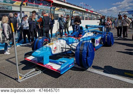 Le Castellet, France, April 8, 2023 : On The Starting Grid During The Fifth French Historic Grand Pr