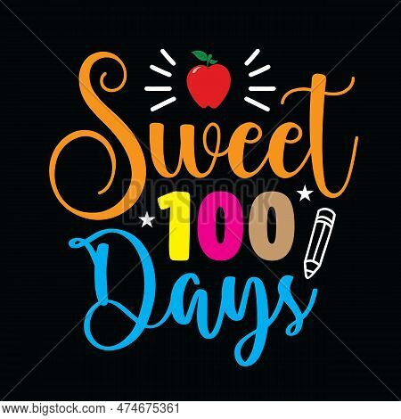 100 Day Of School Svg T-shirt Design,retro 100 Day Of School Svg T-shirt Design, 100 Day Of School