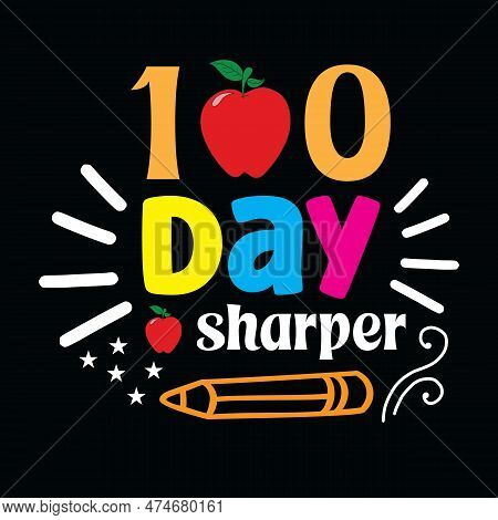 100 Day Of School Svg T-shirt Design,retro 100 Day Of School Svg T-shirt Design, 100 Day Of School
