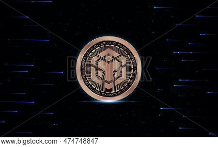 Binance-bnb Virtual Currency Images. 3d Illustrations. Bnb Coin Logo