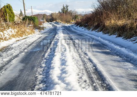 The L1783, The So Called German Road, Connects Doochary And Lettermacaward - County Donegal - Irelan