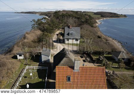 View From The Røsnæs Lighthouse At Kaulundborg, Denmark, April 4, 2023