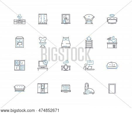 Chest Line Icons Collection. Pectorals, Muscles, Strength, Fitness, Exercise, Chestplate, Sternum Ve