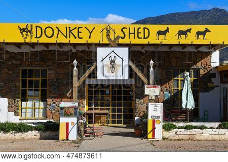Vintage Advertising Signs At Barrydale On South Africa
