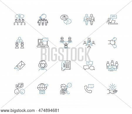 Cyber Intelligence Line Icons Collection. Malware, Threats, Hacking, Security, Surveillance, Vulnera