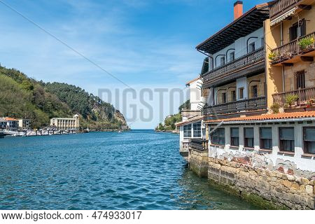 Small Village At The Coast Pasaia Donibane, Gipuzkoa, In Basque Country, Spain