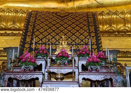 Beautiful View Of The Temple At Wat Phra Si Sanphet.