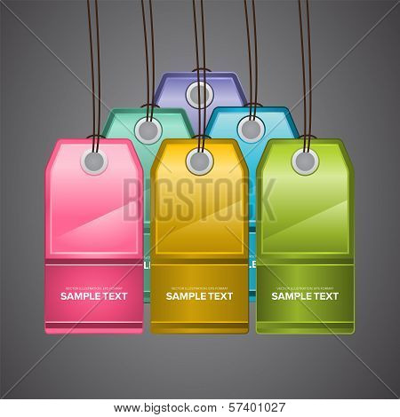 Colourful Price Tags