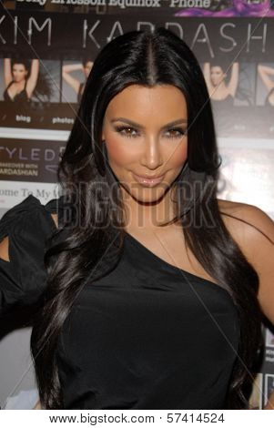 Kim Kardashian  at a celebration for the re-launch of KimKardashian.com, the Tea Room, Hollywood, CA. 06-25-10