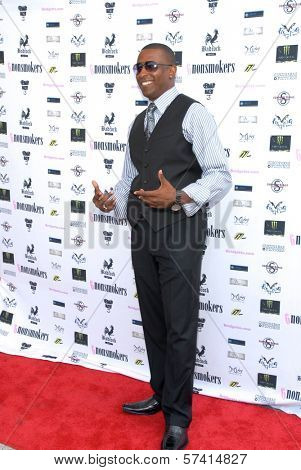 Demetrius Parker at a screening of 