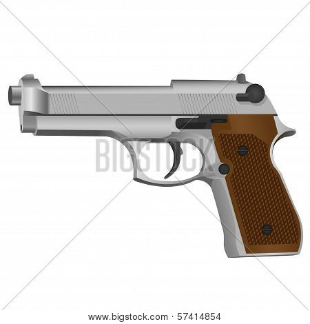 Semi-automatic gun