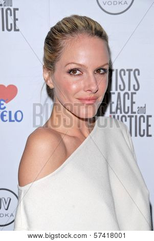 Monet Mazur at the Artists for Peace and Justice 