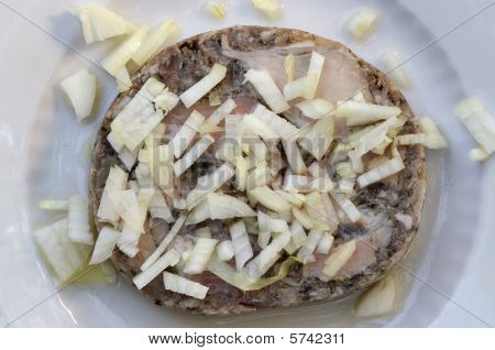 Salceson z octem i Scallion