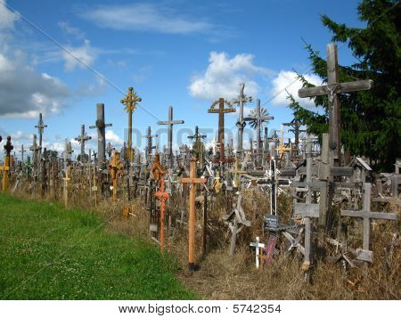 The Hill of Crosses,  city of Å iauliai,  Lithuania
