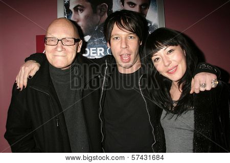 R. Mooreland, Vincent Vieluf and Alyssa Lobit at the 