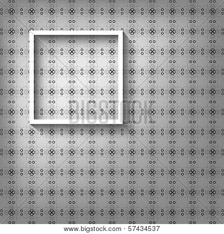 Vector Abstract Pattern And White Frame