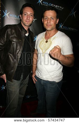Marc Clebanoff and Louis Mandylor at the 