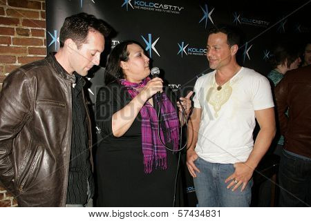 Marc Clebanoff and Louis Mandylor  at the 