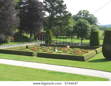 Gärten auf Lanhydrock Schloss, england