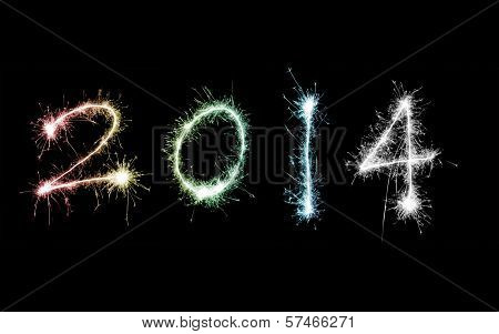 2014 In Fiery Sparklers
