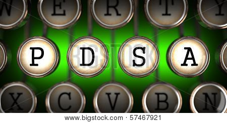PDSA on Old Typewriter's Keys.