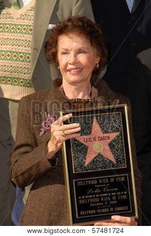 Leslie Caron  at the star ceremoney for Leslie Caron into the Hollywood Walk of Fame, Hollywood, CA. 12-08-09