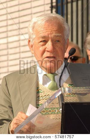 Jack Larson at the star ceremoney for Leslie Caron into the Hollywood Walk of Fame, Hollywood, CA. 12-08-09