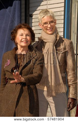 Leslie Caron and Patricia Kelly  at the star ceremoney for Leslie Caron into the Hollywood Walk of Fame, Hollywood, CA. 12-08-09