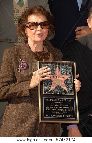 Leslie Caron at the star ceremoney for Leslie Caron into the Hollywood Walk of Fame, Hollywood, CA. 12-08-09
