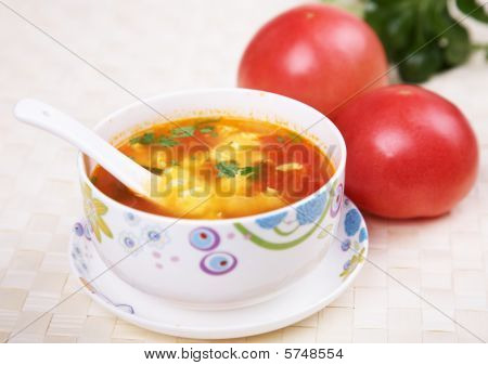 トマトのスープ