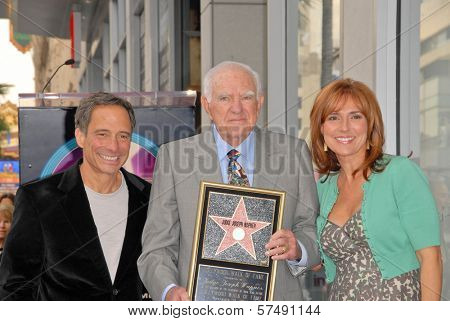 Harvey Levin, Judge Joseph A. Wapner and Judge Marilyn Milian at the induction ceremony of Judge Joseph A.Wapner into the Hollywood Walk of Fame, Hollywood, CA. 11-12-09