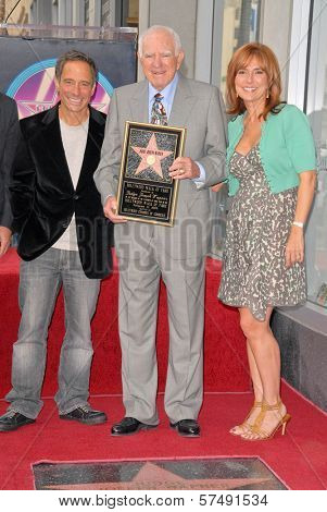 Harvey Levin, Judge Joseph A. Wapner and Judge Marilyn Milian at the induction ceremony of Judge Joseph A.Wapner into the Hollywood Walk of Fame, Hollywood, CA. 11-12-09