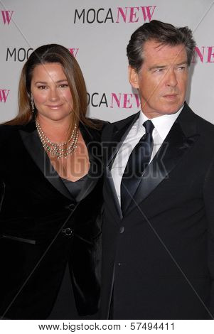 Keely Shaye Smith and Pierce Brosnan  at the MOCA New 30th Anniversary Gala, MOCA Grand Avenue, Los Angeles, CA. 11-14-09