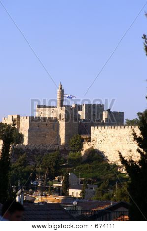 Davids Tower In Jerusalem