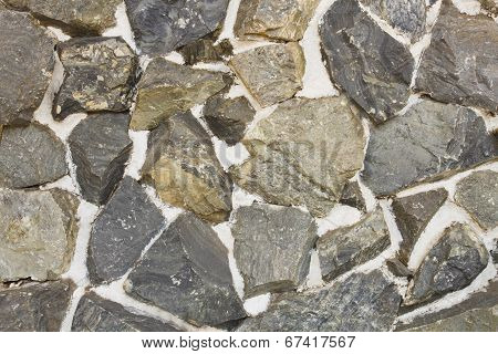 Stone Wall For Background