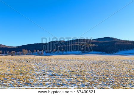 Tranquil countryside landscape in West Virginia.
