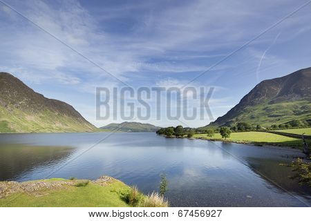 Buttermere Lake In The Lake District, Cumbria, England