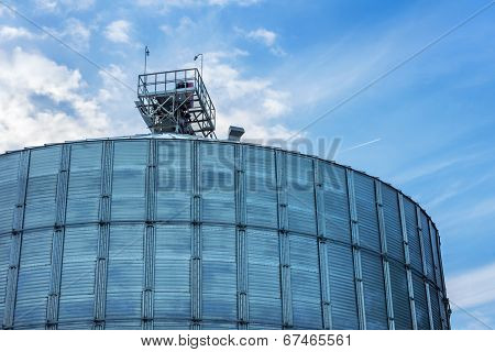 A Row Of Granaries For Storing Wheat And Other Cereal Grains